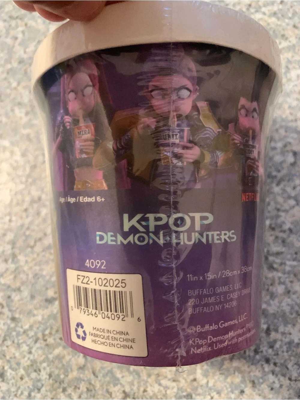 KPop Demon Hunters Puzzle Ramen Noodles Zoey